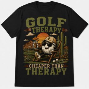 Golf Therapy Funny Golf Shirt