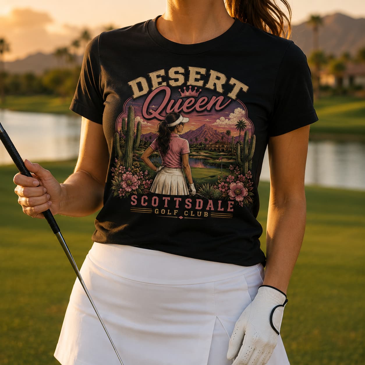 Desert Queen Scottsdale Women's Golf Shirt
