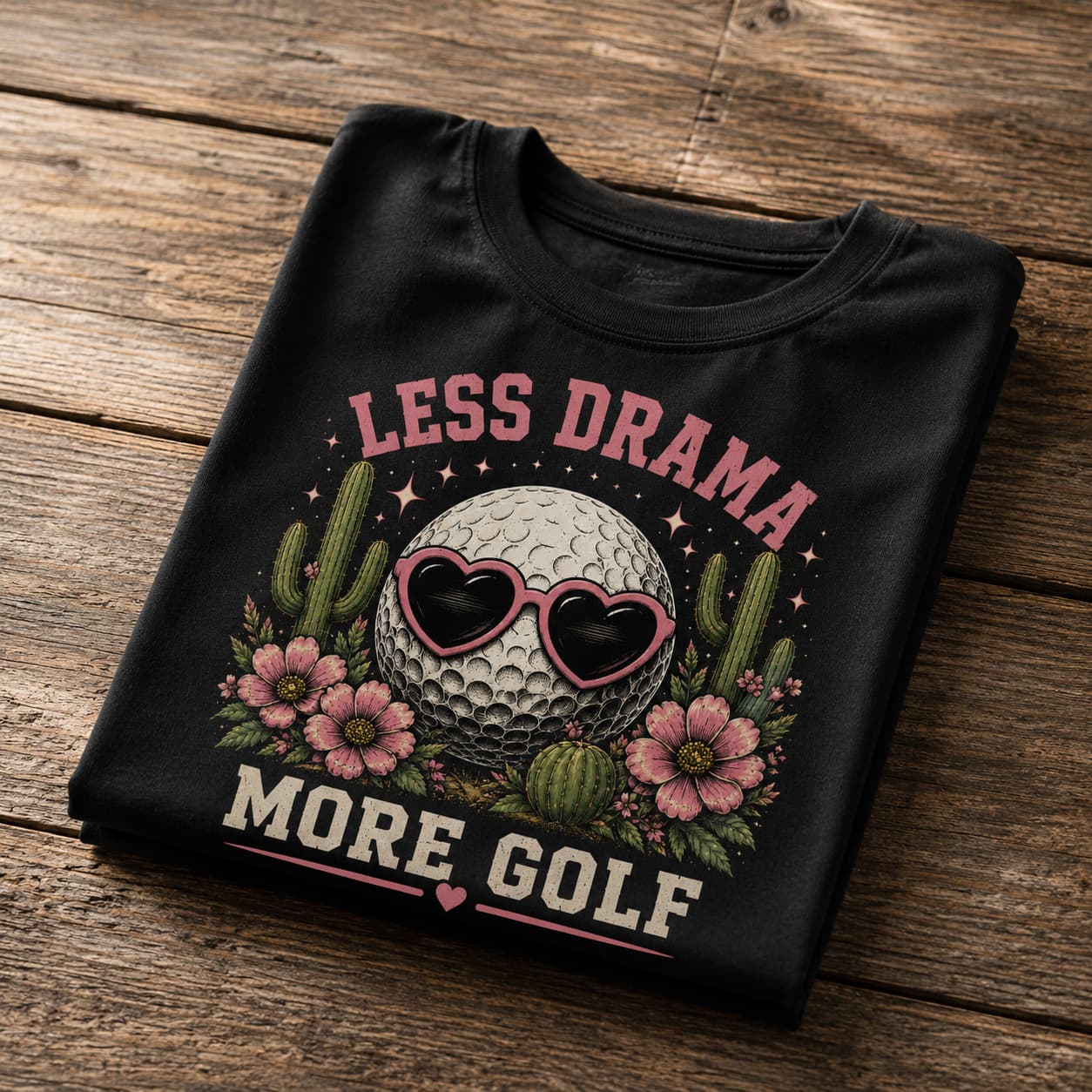 Less Drama More Golf Women's Golf Shirt - Image 2