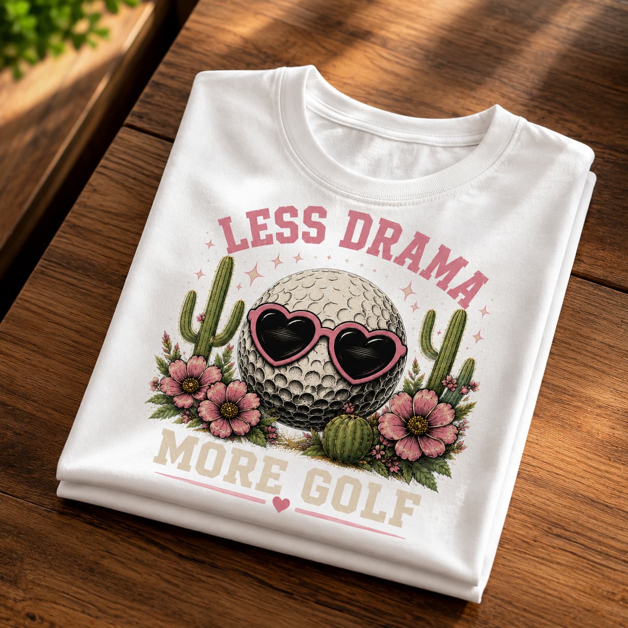 Less Drama More Golf Women's Golf Shirt - Image 4