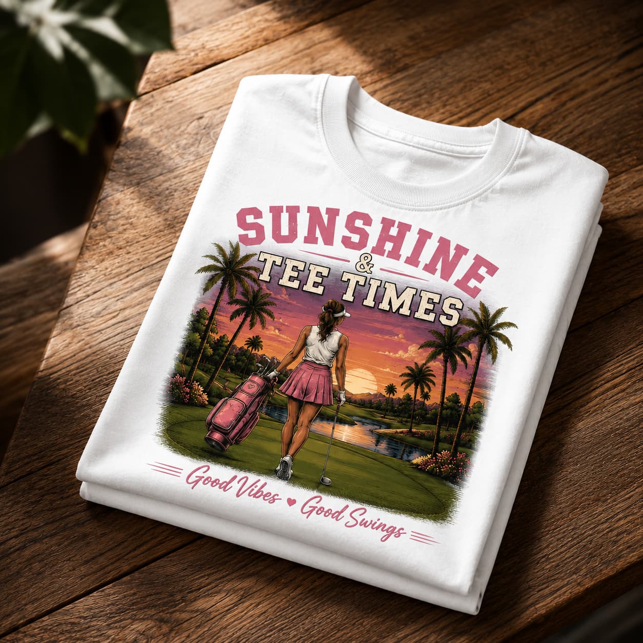 Sunshine & Tee Times Women's Golf Shirt - Image 4