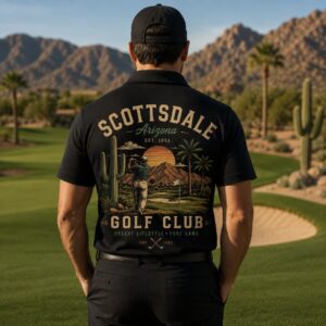 Scottsdale Arizona Golf Club Premium Golf Polo
