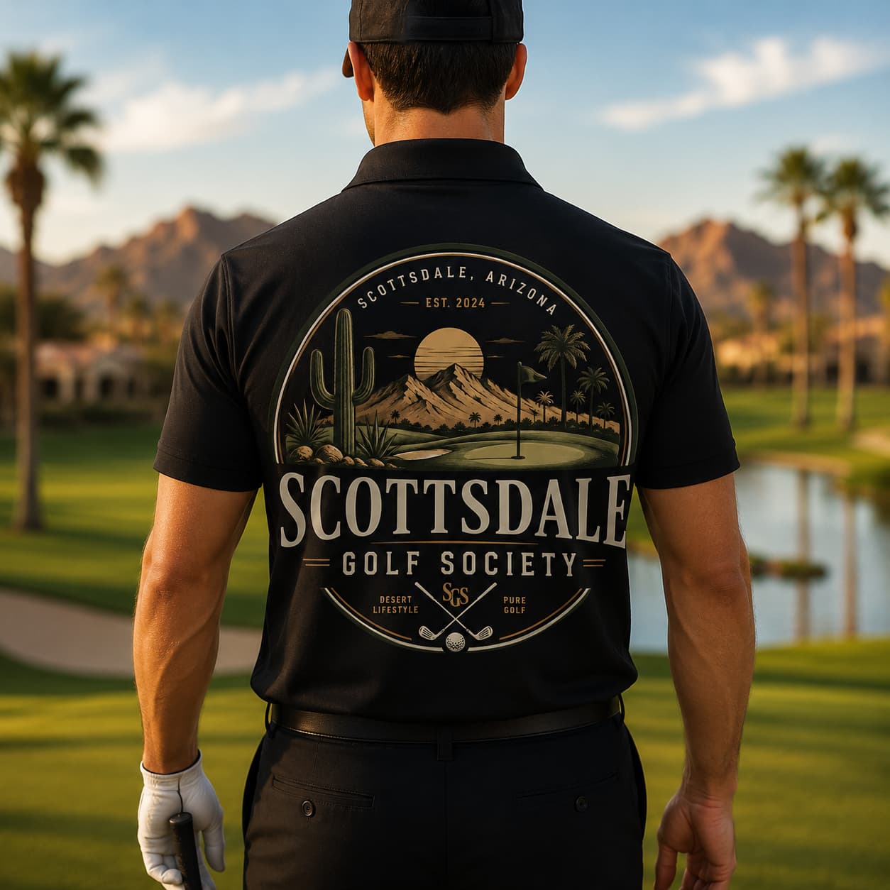 Scottsdale Golf Society Premium Golf Polo