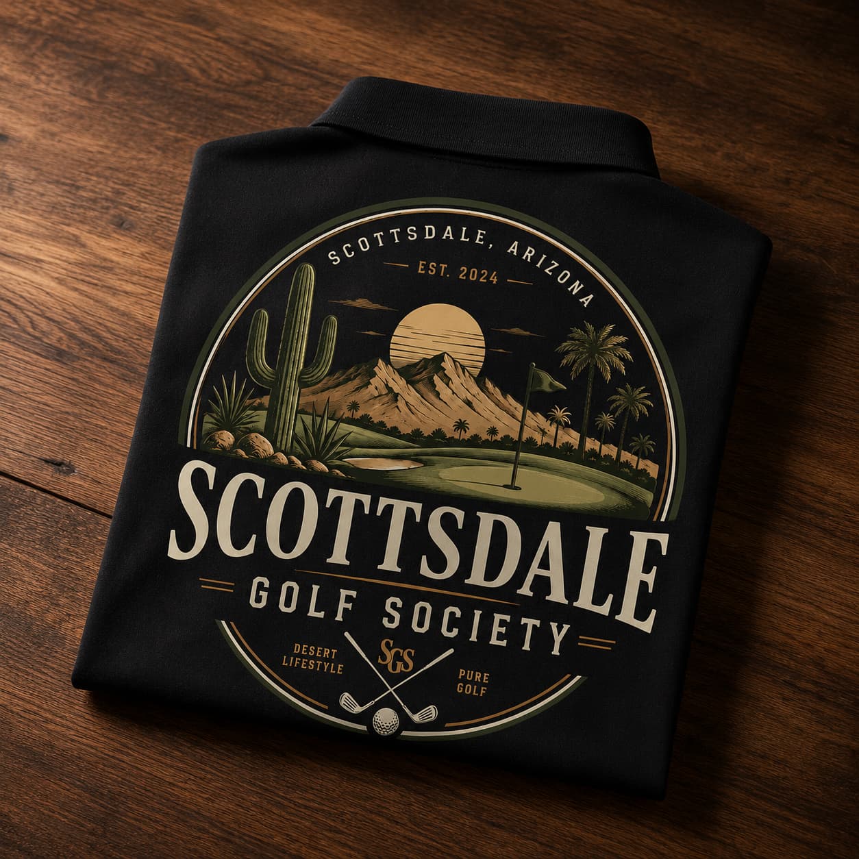 Scottsdale Golf Society Premium Golf Polo - Image 2