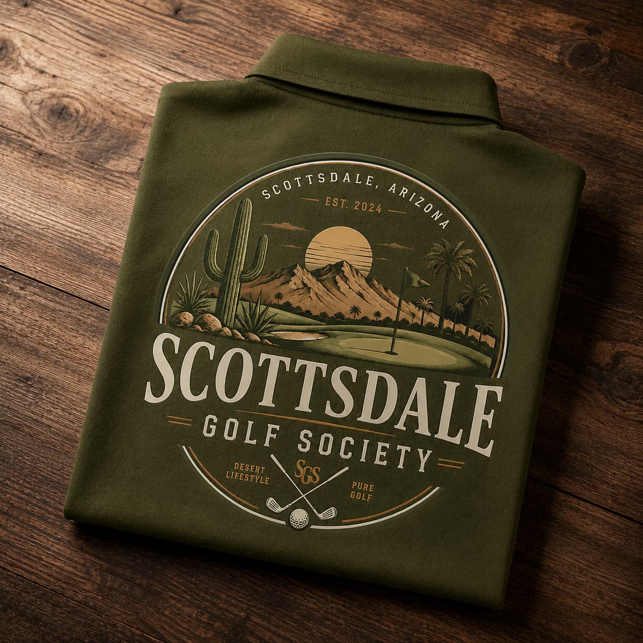 Scottsdale Golf Society Premium Golf Polo - Image 3