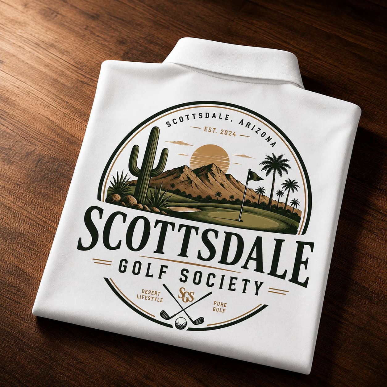 Scottsdale Golf Society Premium Golf Polo - Image 4